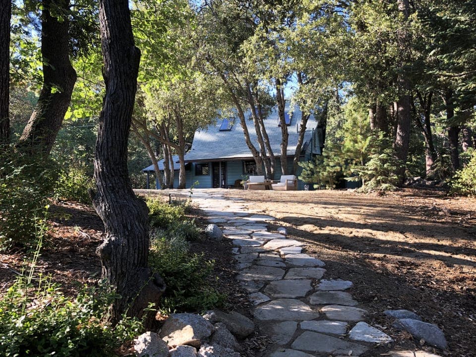 The Cabin as seen from the back yard.