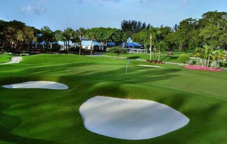 Golf course of Deer Creek Deerfield Beach