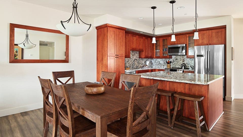 Pili Mai Resort at Poipu #13J - Dining Room & Kitchen - Parrish Kauai