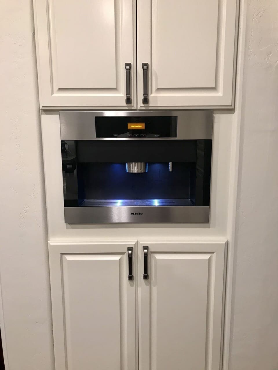 Miele Coffee Center. Grind fresh per cup. Beans included.