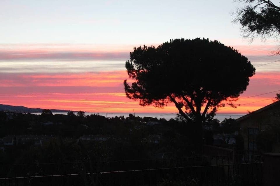 Watch amazing sunsets and sunrises from this beautiful flat