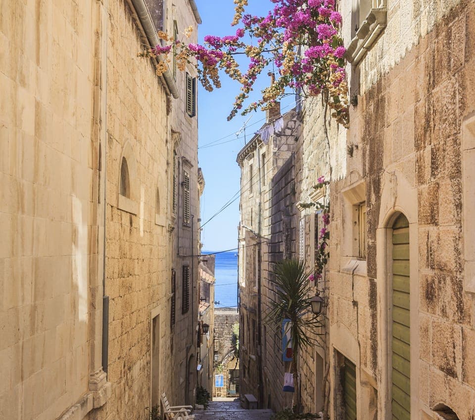 Charming Korcula town.