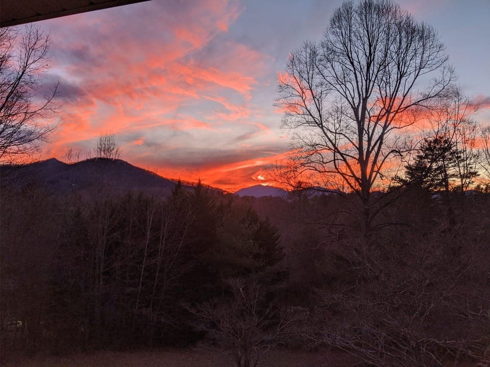 Majestic sunsets from your private front porch.
