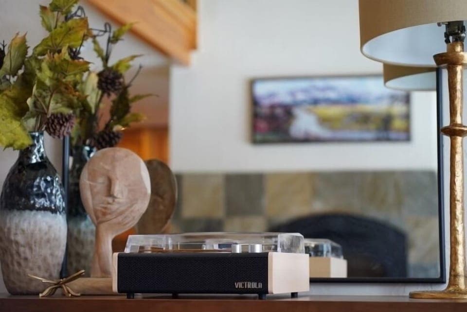 Record player and albums