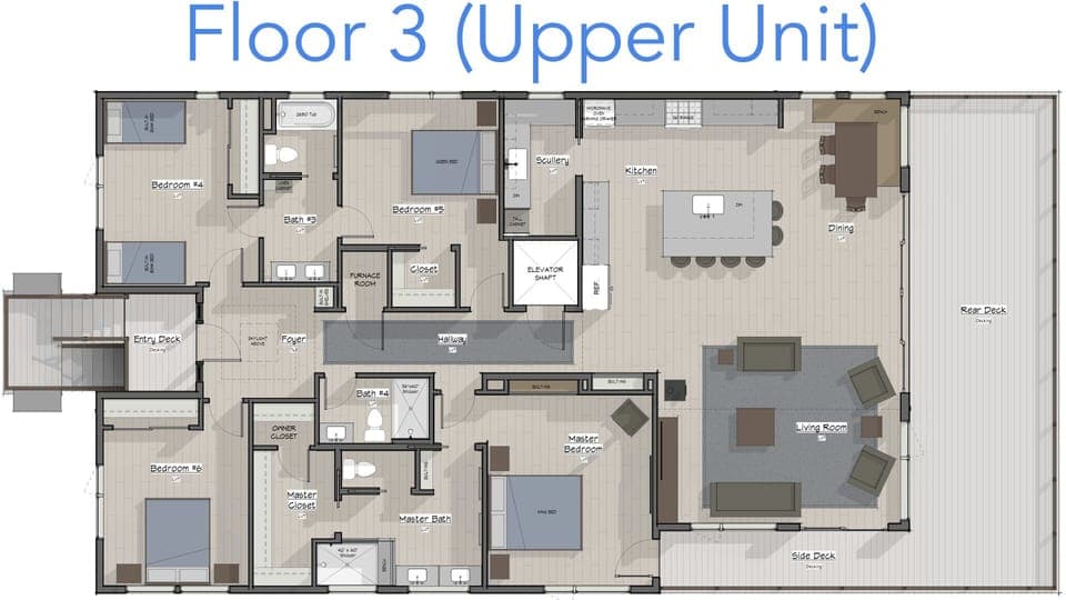 Floor plan of Unit A