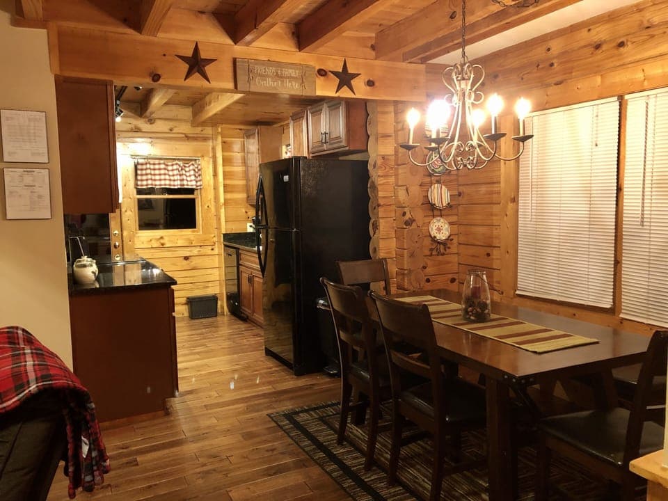 Kitchen and dining area