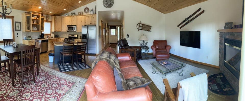 Main living area and kitchen 