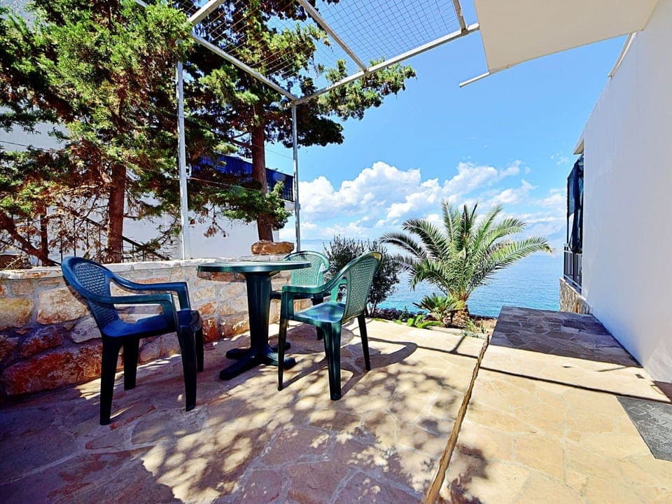 Property, Furniture, Plant, Table, Building, Nature, Shade, Sky, Outdoor Furniture, Interior Design