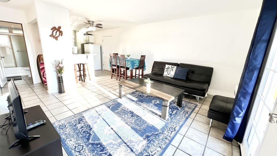 Seating area in the living room