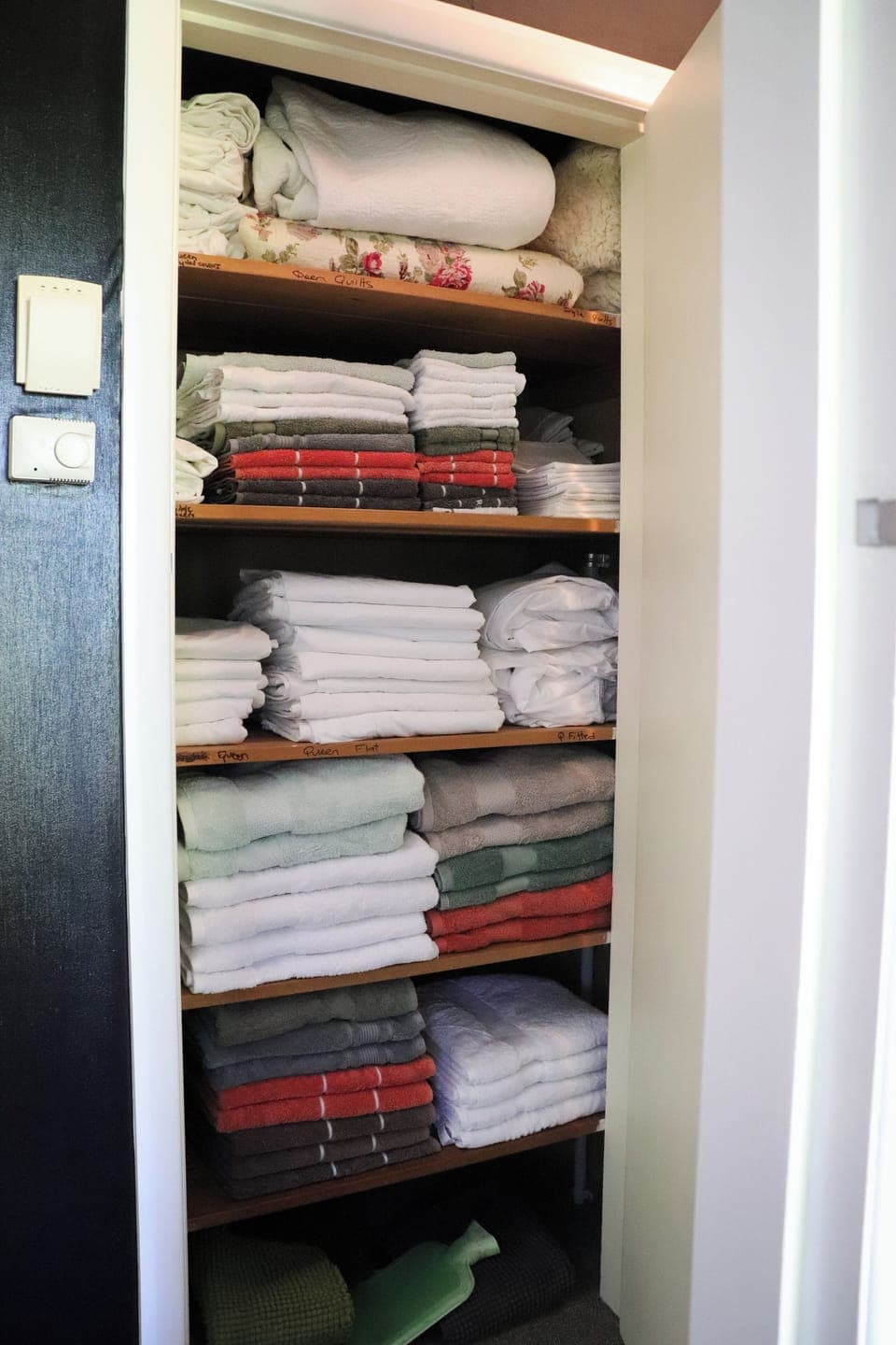 Heaps of spare linen