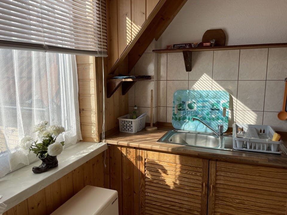 Window, Building, Cabinetry, Wood, Kitchen, Countertop, Interior Design, Plant, Window Blind, Floor