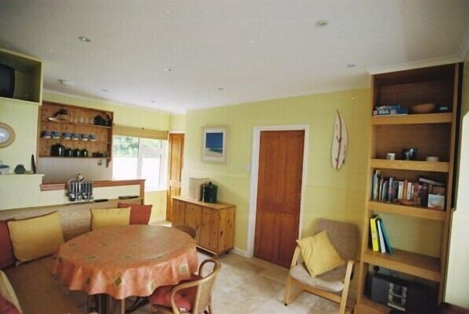 The living area in the apartment.