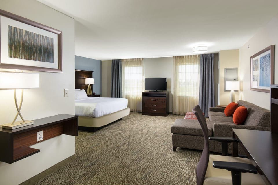 Relax in the King bed.