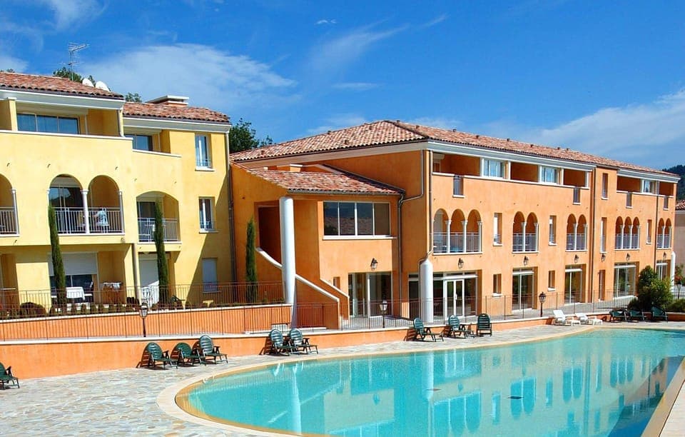 Get some sun in the outdoor pool.