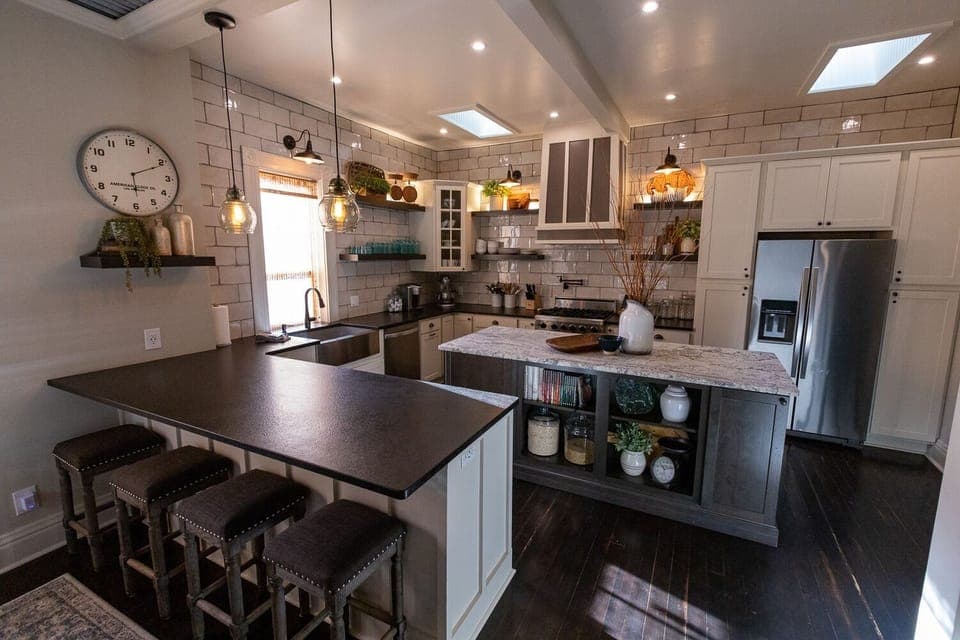 The kitchen is fully equipped for whatever needs you may have.  