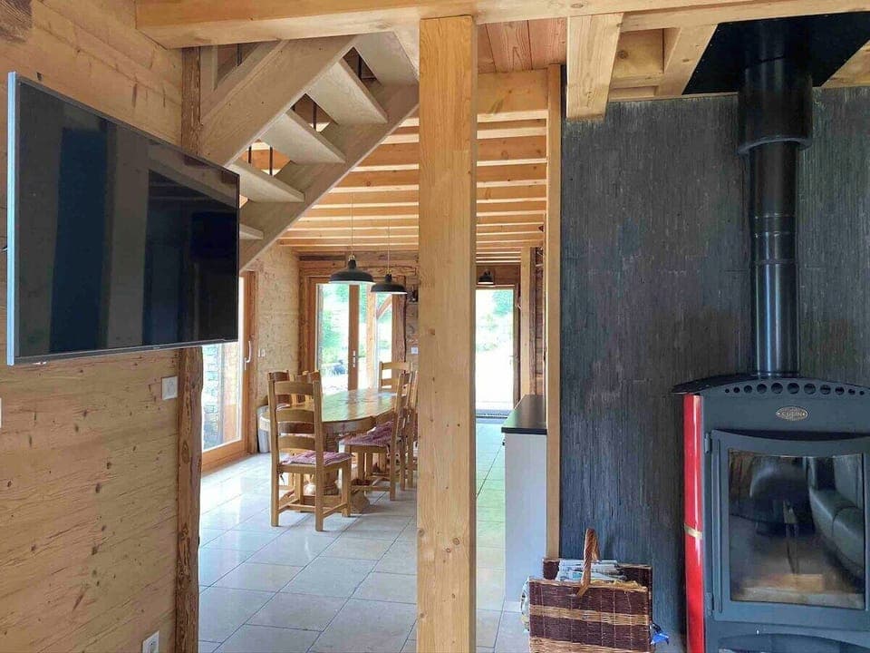 This Architect built alpine chalet with such an iconic location on The famous 21 bends is the perfect holiday home for skiers and cyclists .