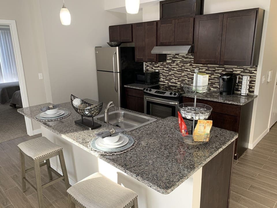 Brand New Galley Style Kitchen