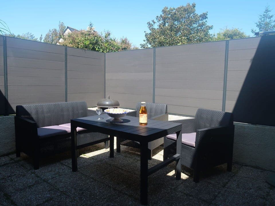 Sky, Furniture, Property, Table, Tree, Tableware, Shade, Wood, Outdoor Furniture, Outdoor Table