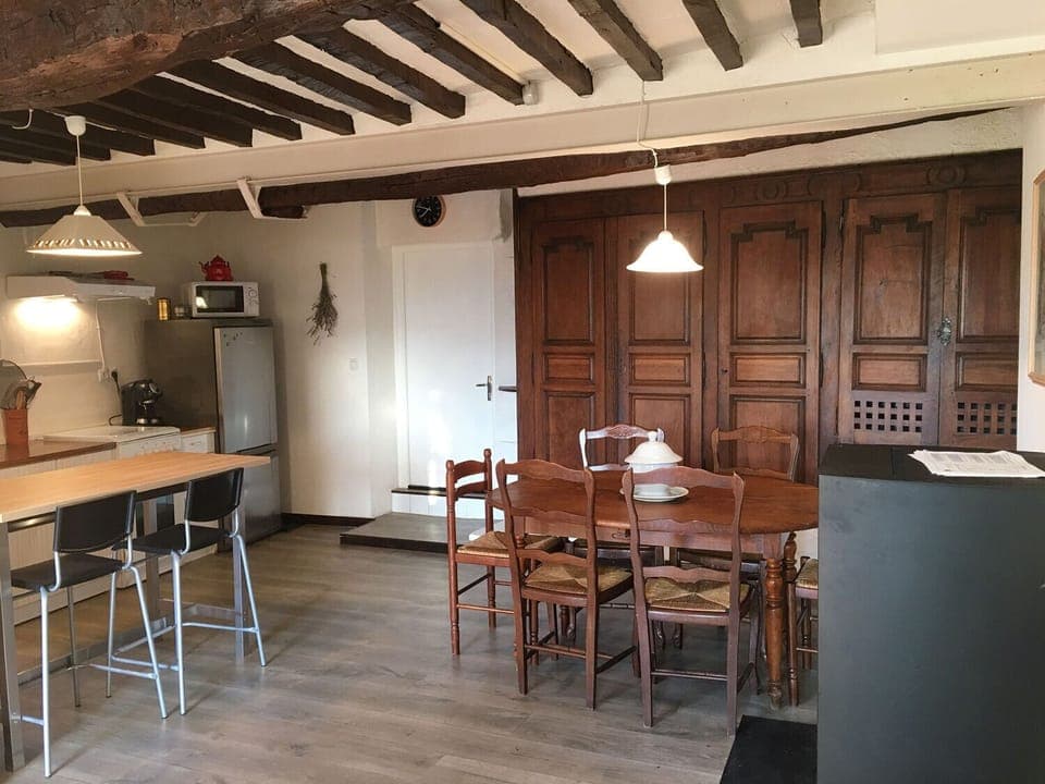 Kitchen/Dining Area & Door to Cave