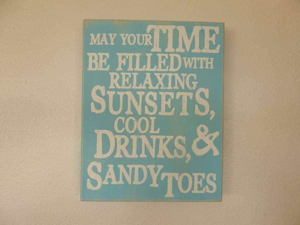 Our hope for you during your stay!