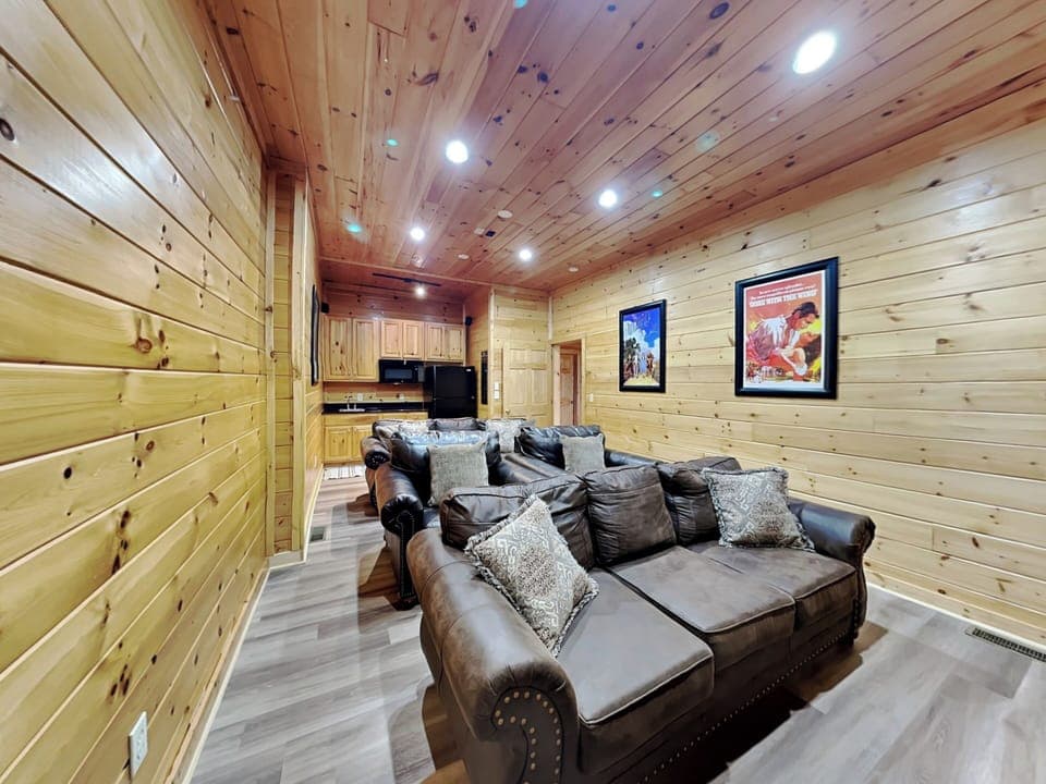 Home Movie Theater + Wet Bar - First Floor