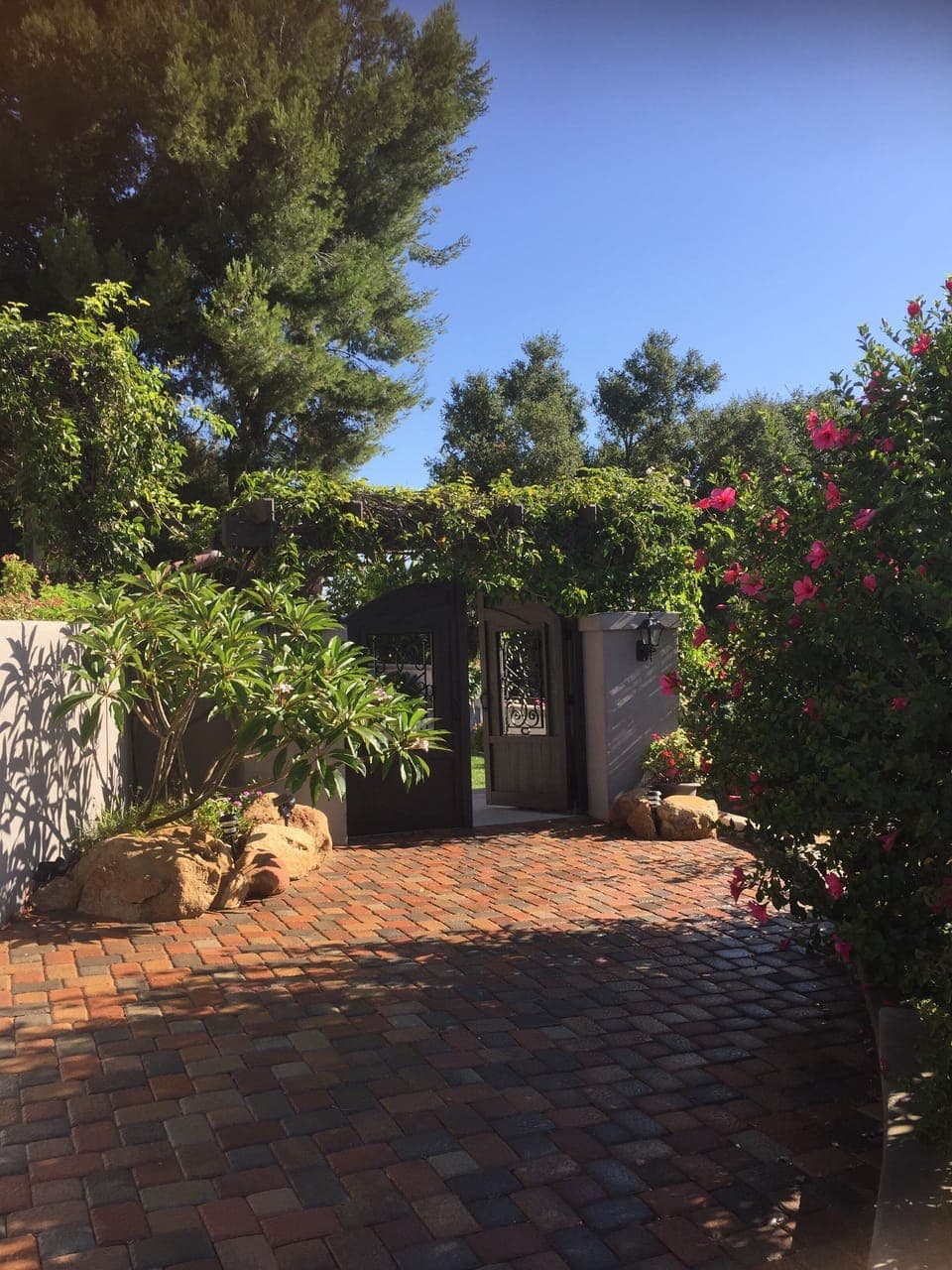 Entrance to your private retreat