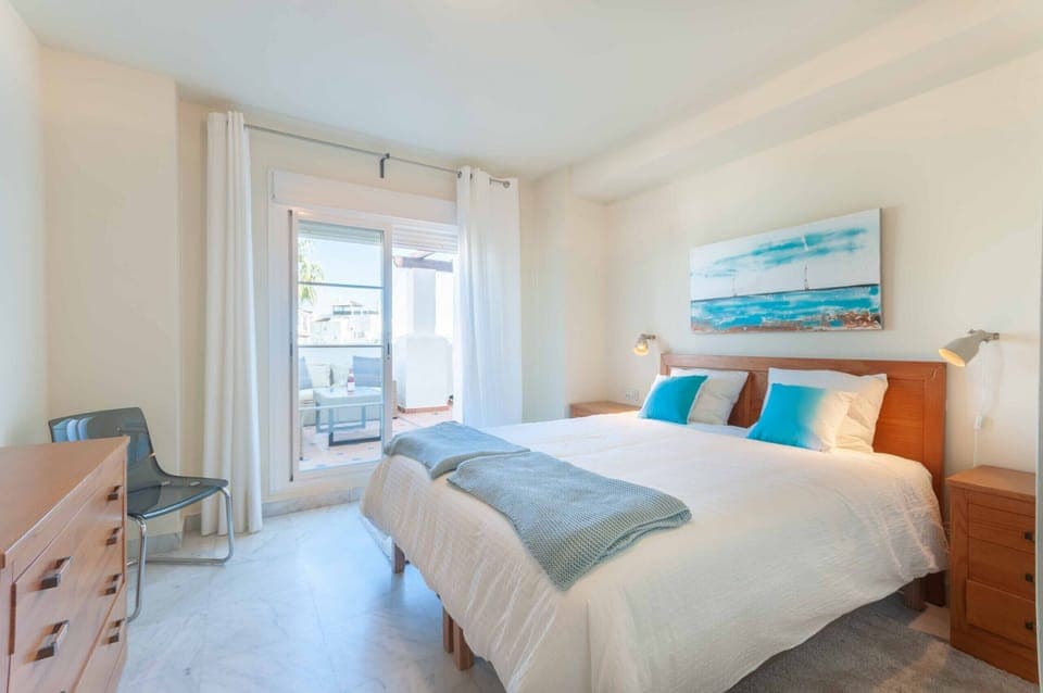 Comfortable bedrooms in Las Adelfas apartment in San Pedro