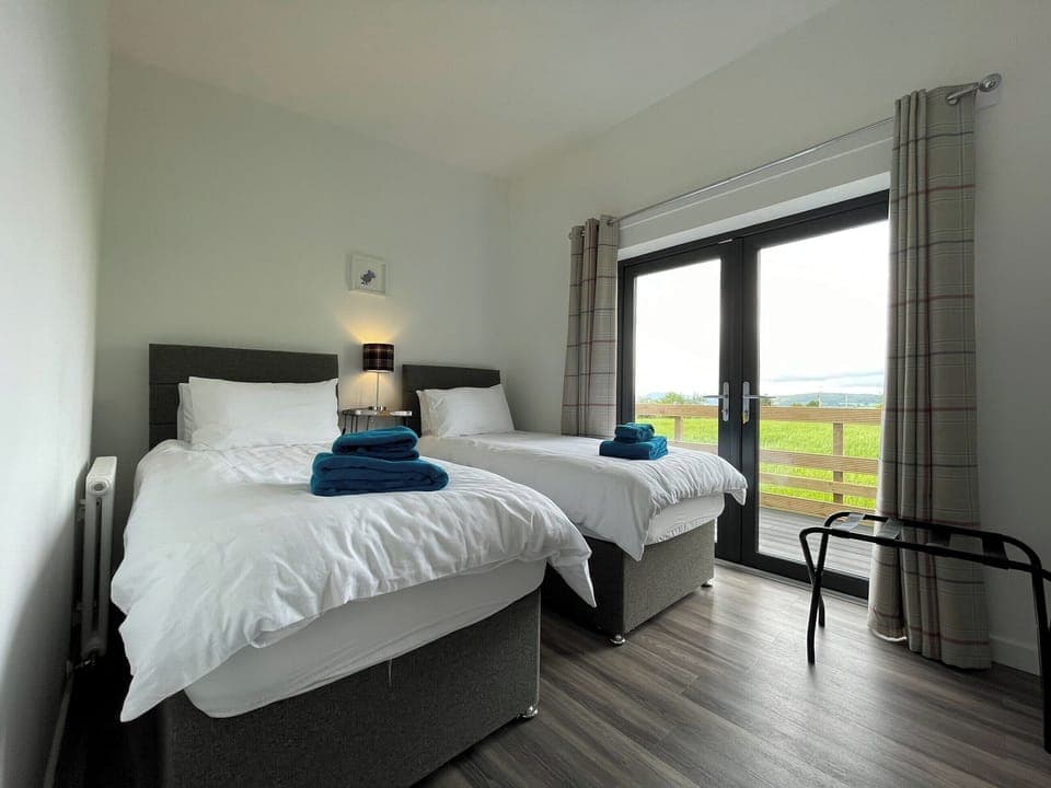 Twin bedroom | Willow Lodge, Muir of Ord