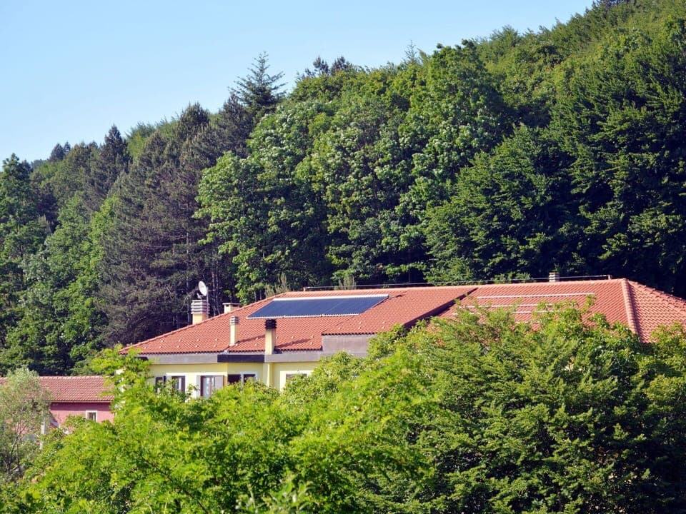 Sky, Plant, Plant Community, Window, Tree, Natural Landscape, House, Building, Land Lot, Slope