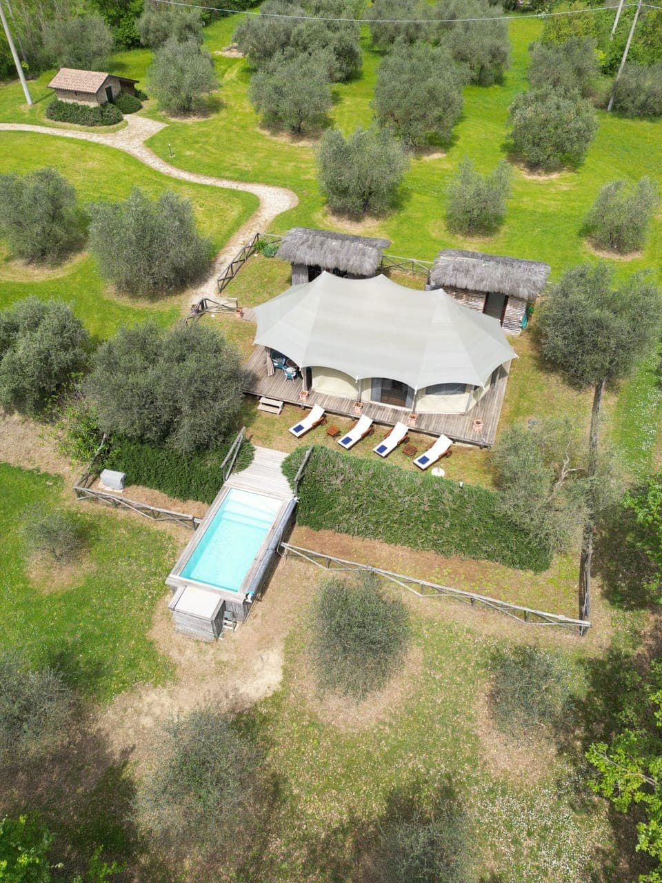 Unwind by your private pool with stunning Tuscan views and Outdoor charm.