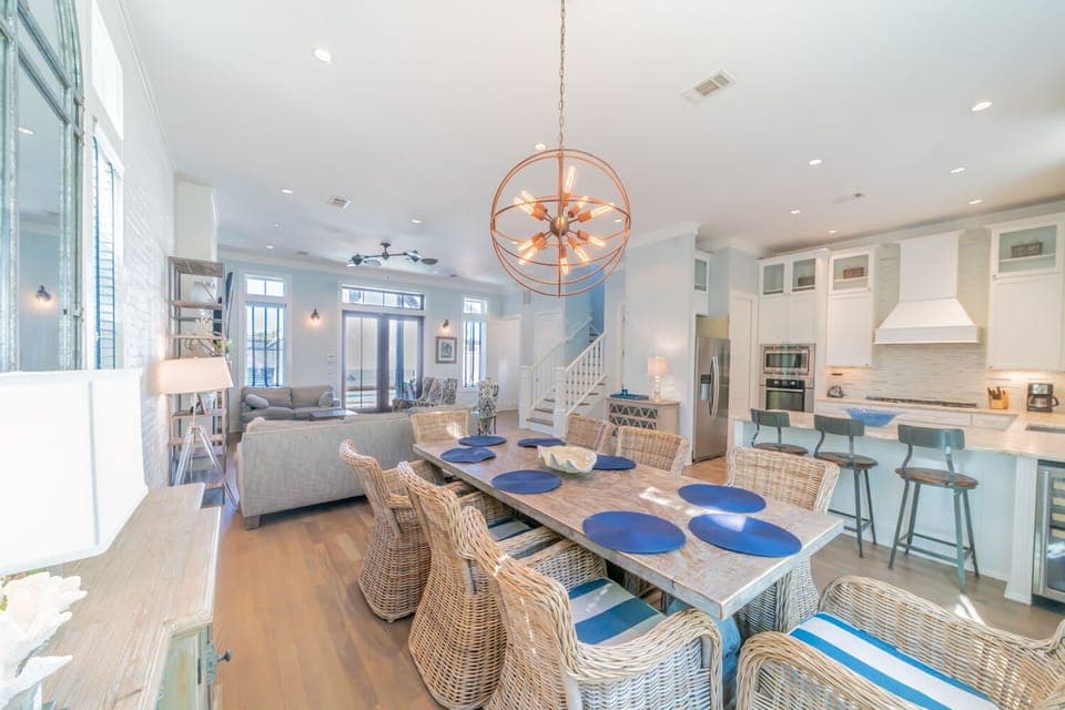 Winston At Rosemary | Dining & Living Area | 1st Floor