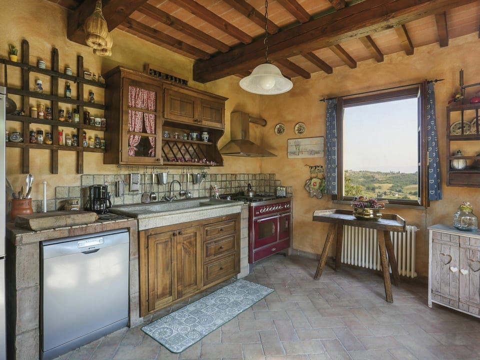 Furniture, Property, Cabinetry, Countertop, Building, Picture Frame, Wood, Kitchen, Window, Lighting