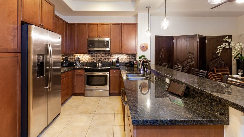 Upgraded Kitchen - extremely well equipped with spices and oils