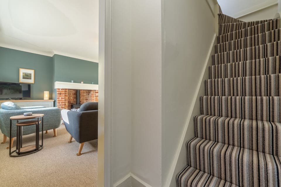 Ground floor: Stairs to the first floor