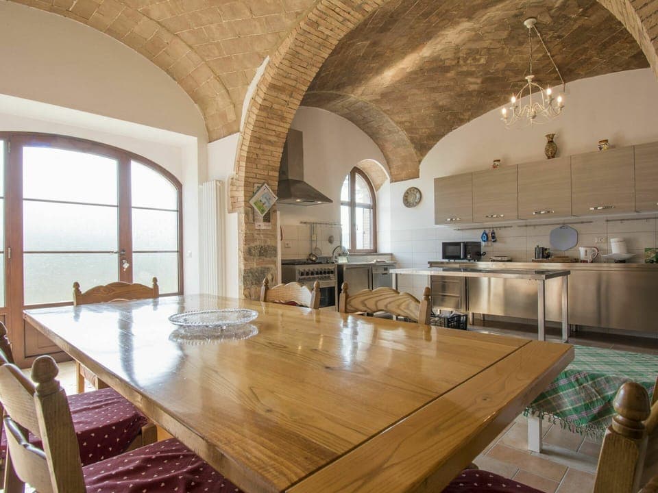 Table, Property, Furniture, Countertop, Wood, Cabinetry, Kitchen, Chair, Interior Design, Lighting