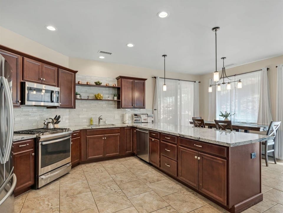 Gorgeous, large, updated kitchen for all your cooking needs