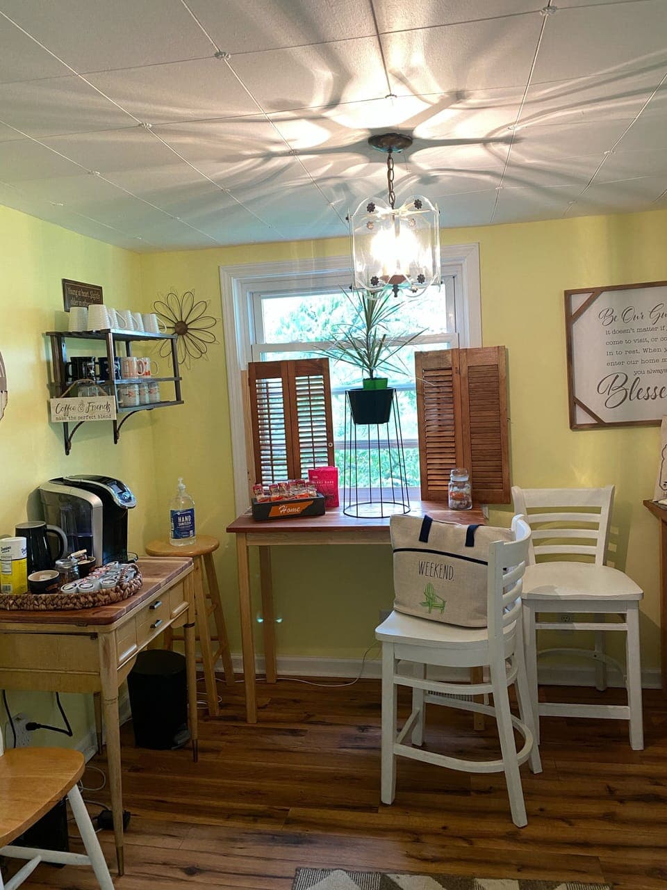 Welcoming entry from the porch 