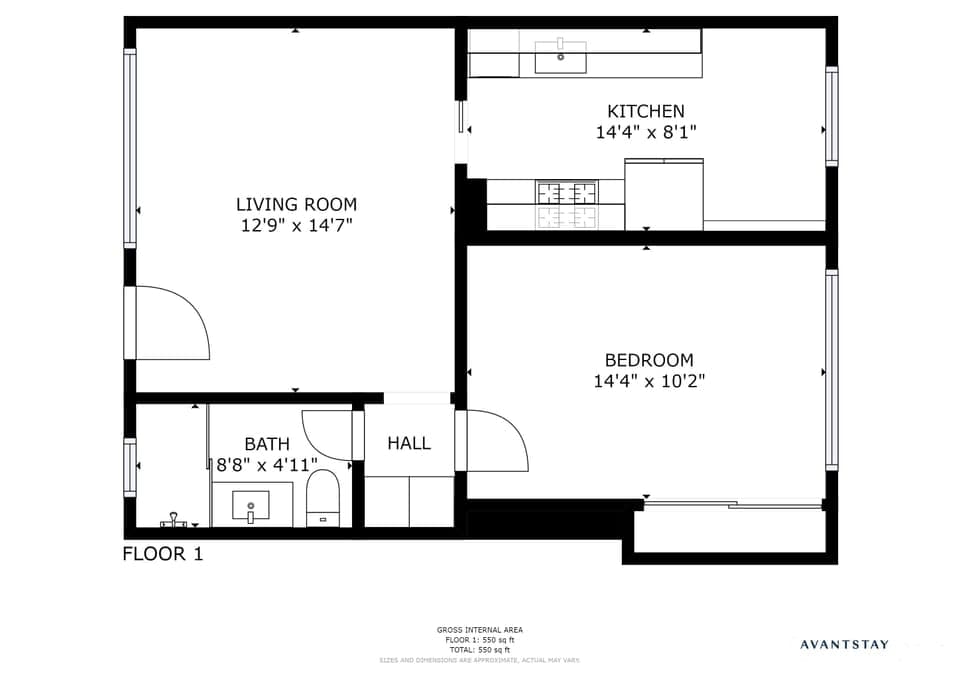 Floor Plan for Seashore IV.