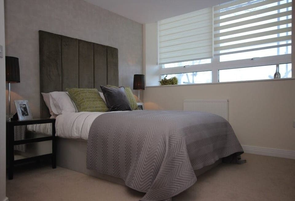 Bedroom with hotel quality linen