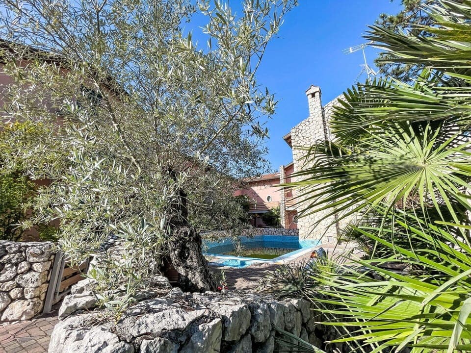 Garden, Landscaping, Hacienda, Flagstone, Backyard, Yard, Swimming Pool, Villa, Flowerpot