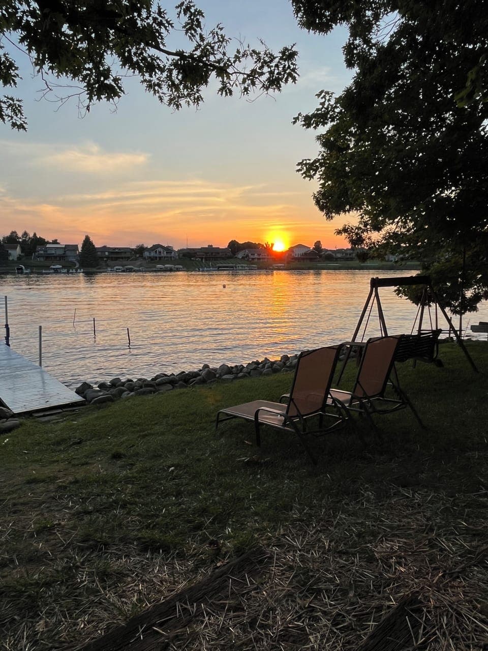 Sunset views from the lakefront!