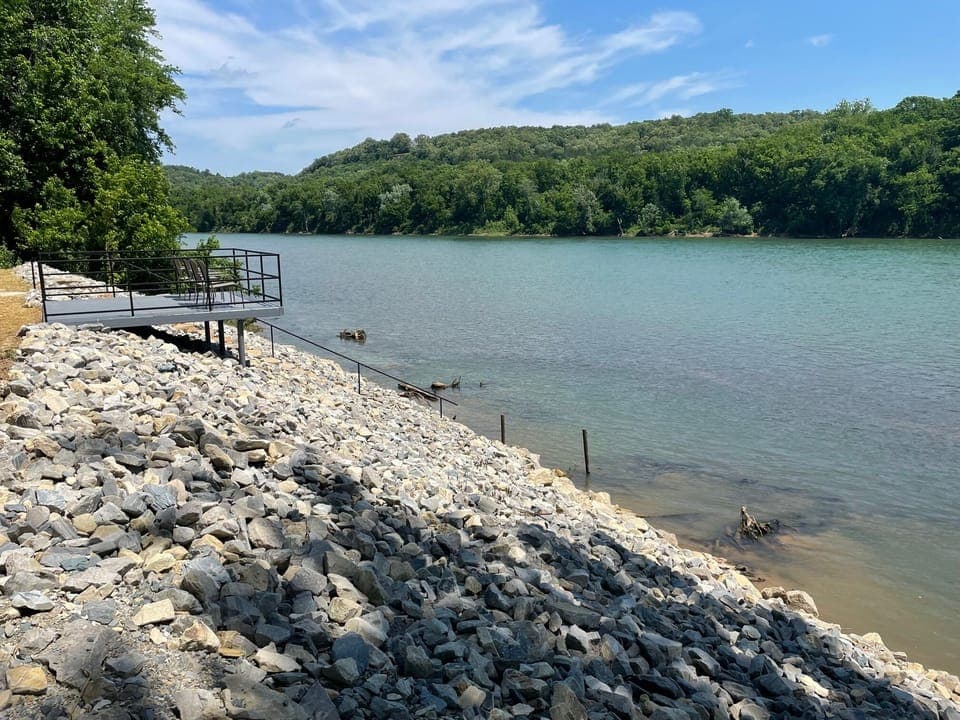 New updates to river bank