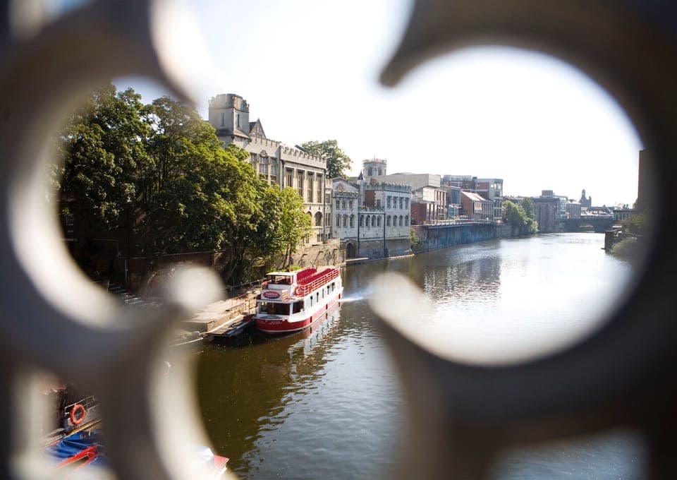 View taken through Lendal Bridge. Photo credit to Visit York.
