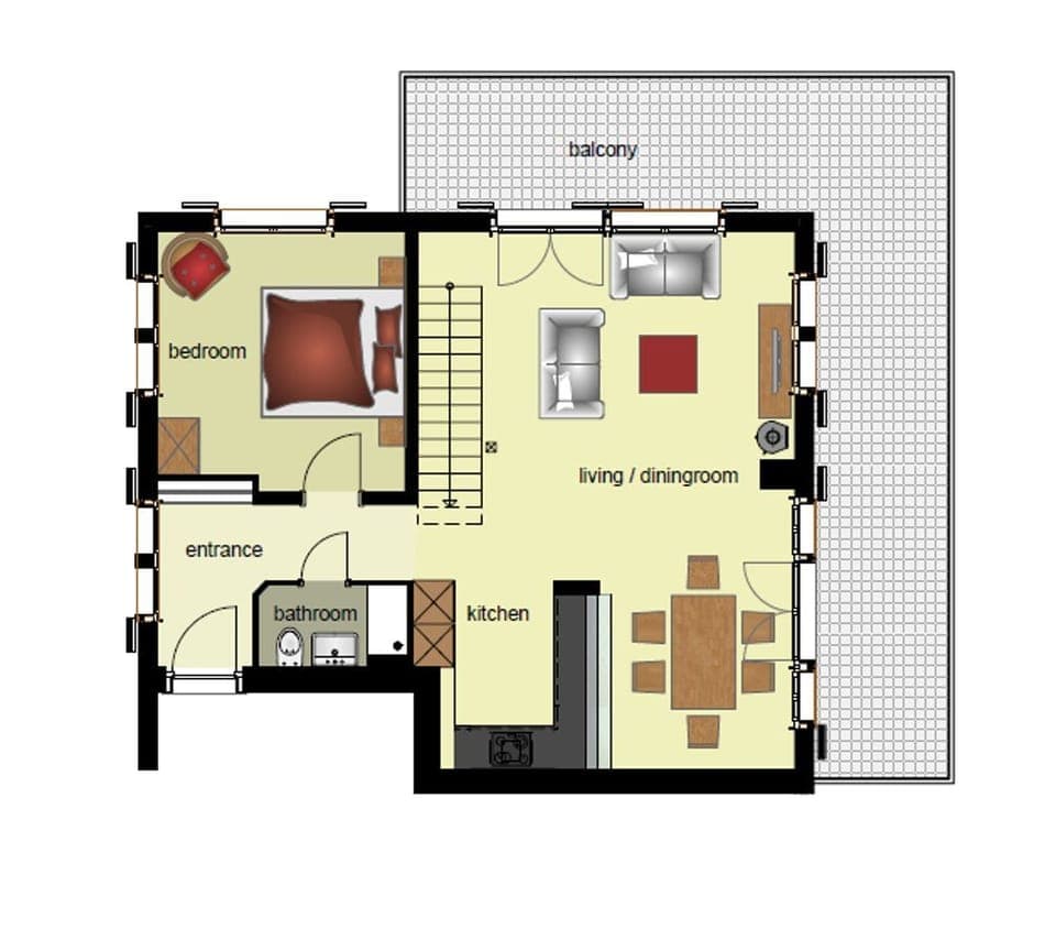 Floor plan top floor