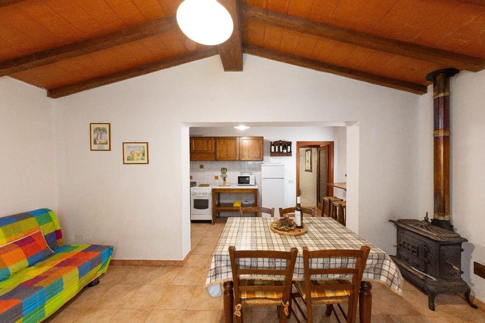 Living room with kitchenette