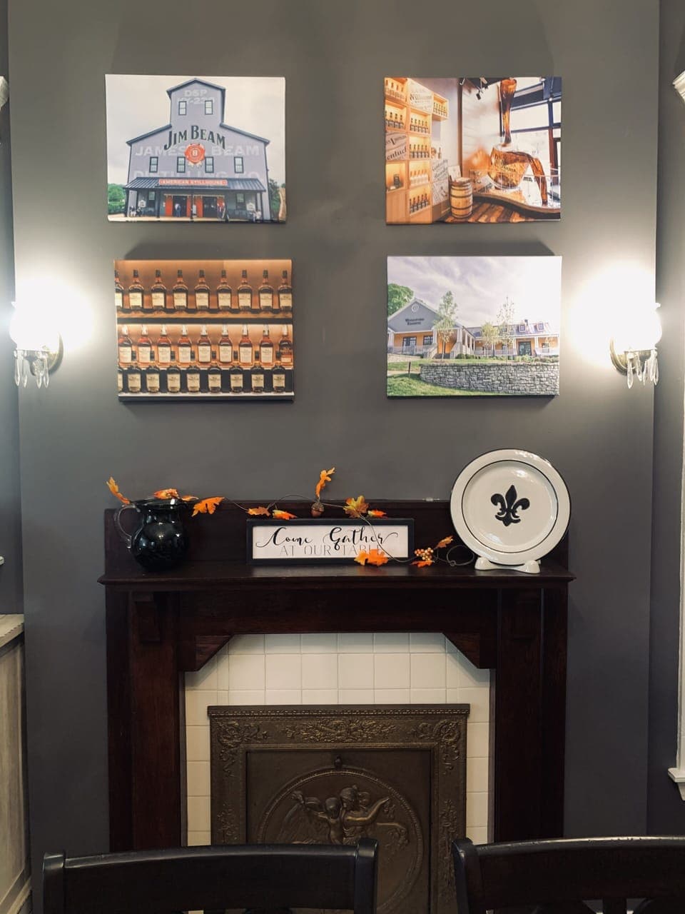 Dining room Bourbon Distillery themed