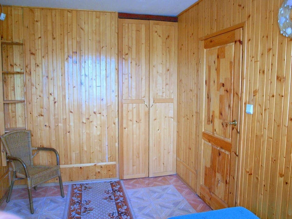 Sleeping area. The double room