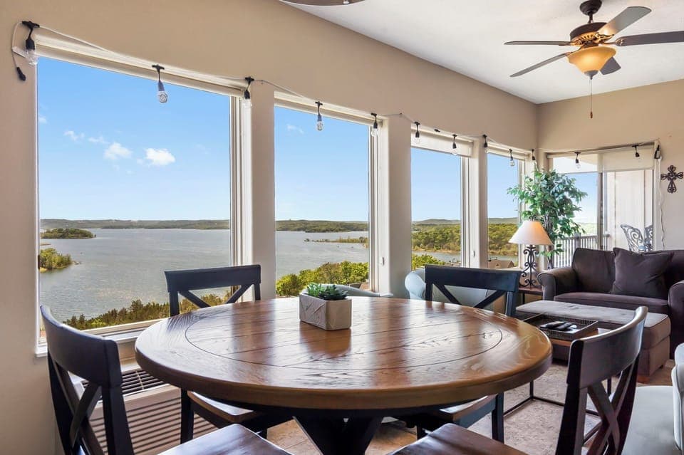 Beautiful Lake View from the All-Seasons Sunroom