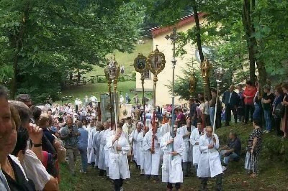 The procession of S.Rocco. 15th August