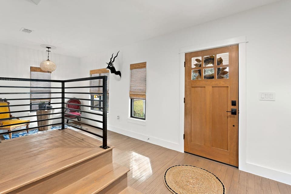 Sitting Area of Living and Front Door